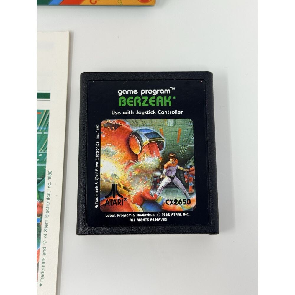 Berzerk Atari 2600 Complete CIB Tested - Picture 5 of 8